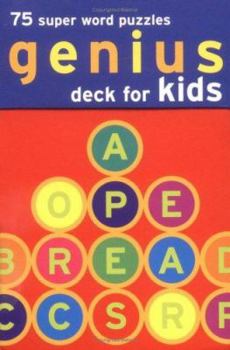 Cards Genius Deck Super Word Puzzles for Kids Book