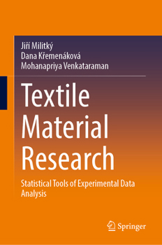 Hardcover Textile Material Research: Statistical Tools of Experimental Data Analysis Book