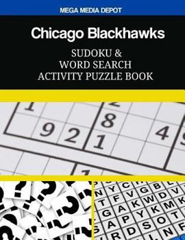 Paperback Chicago Blackhawks Sudoku and Word Search Activity Puzzle Book