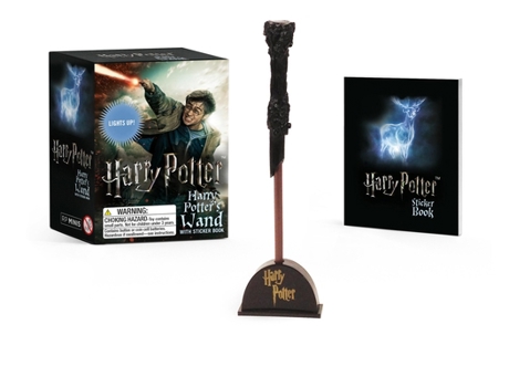 Gift Harry Potter Wizard's Wand with Sticker Book: Lights Up! [With Battery] Book