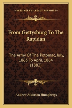 From Gettysburg to Rapidan: The Army of the Potomac July 1863 to April 1864