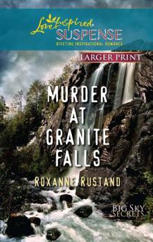 Paperback Murder at Granite Falls [Large Print] Book