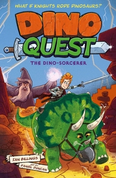 Paperback Dino Quest: The Dino-Sorcerer Book