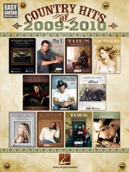 Paperback Country Hits of 2009-2010 Book