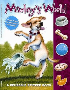 Paperback Marley: Marley's World Reusable Sticker Book