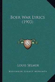 Paperback Boer War Lyrics (1903) Book