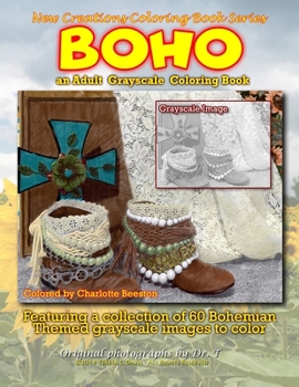 Paperback New Creations Coloring Book Series: Boho Book