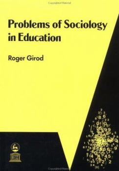 Hardcover Problems of Sociology in Education Book