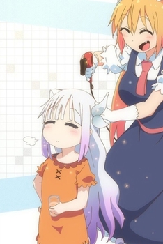 Journal: Dragon Maid Soft Glossy Cover Journal Lined Pages Book 6 x 9 Inches 110 Pages