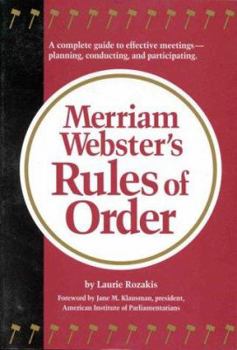 Merriam-Webster's Rules of Order