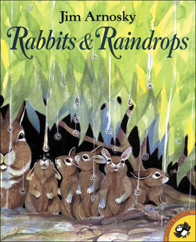 Library Binding Rabbits and Raindrops Book