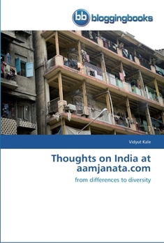 Paperback Thoughts on India at aamjanata.com Book