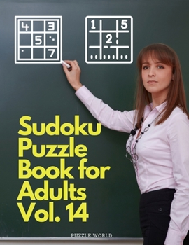 Paperback Sudoku Puzzle Book for Adults vol. 14 Book