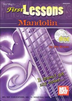 Paperback First Lessons Mandolin Book/CD Set [With CD] Book