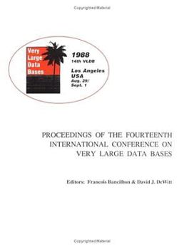 Paperback Proceedings 1988 Vldb Conference: 14th International Conference on Very Large Data Bases Book