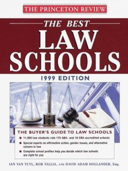 Paperback The Best Law Schools, 1999 Edition Book