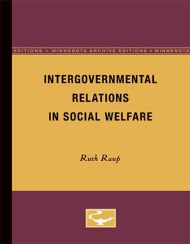 Paperback Intergovernmental Relations in Social Welfare: Volume 5 Book