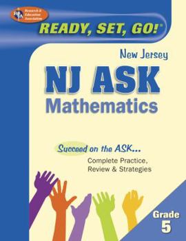 Paperback NJ ASK Grade 5 Mathematics (New Jersey ASK Test Preparation) Book