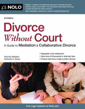 Paperback Divorce Without Court: A Guide to Mediation & Collaborative Divorce Book