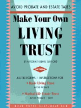 Paperback Make Your Own Living Trust Book