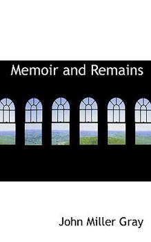 Paperback Memoir and Remains Book