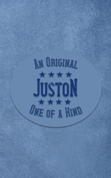 Paperback Juston: Personalized Writing Journal for Men Book