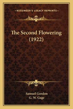 Paperback The Second Flowering (1922) Book