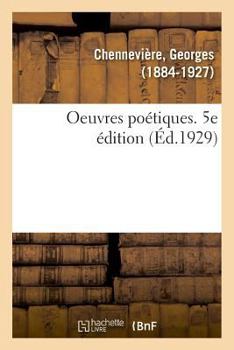 Paperback Oeuvres Poétiques. 5e Édition [French] Book