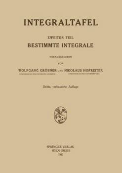 Paperback Bestimmte Integrale [German] Book