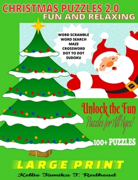 Paperback Christmas Puzzles 2.0: Fun and Relaxing Book