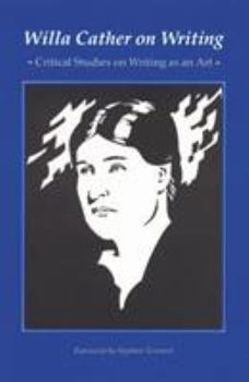 Paperback Willa Cather on Writing: Critical Studies on Writing as an Art Book