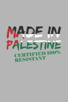 Paperback Made in Palestine: Blank lined Notebook Book