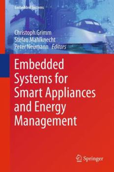 Hardcover Embedded Systems for Smart Appliances and Energy Management Book