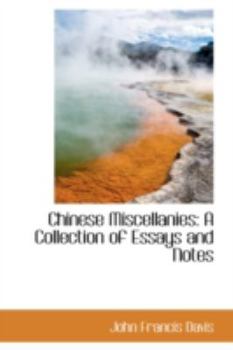 Hardcover Chinese Miscellanies: A Collection of Essays and Notes Book