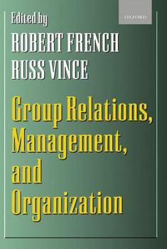 Paperback Group Relations, Management, and Organization Book