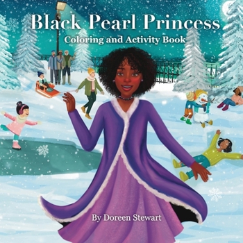 Paperback Black Pearl Princess Coloring and Activity Book