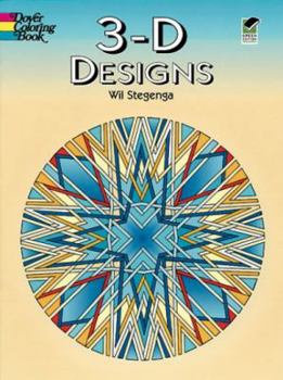 Paperback 3-D Designs Coloring Book