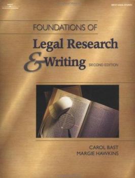 Paperback Foundations of Legal Research and Writing, 2e Book