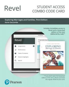 Printed Access Code Revel for Exploring Marriages and Families -- Combo Access Card Book