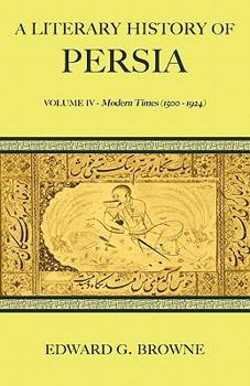 Paperback A Literary History of Persia Book