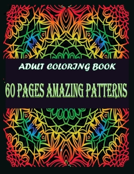 Paperback Adult Coloring Book 60 Page amazing Book