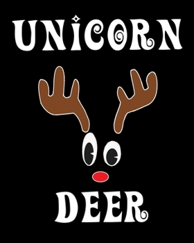 Paperback Unicorn Deer: Deer Elk Antler Hunting Hobby 2020 Monthly Planner Dated Journal 8" x 10" 110 pages Book