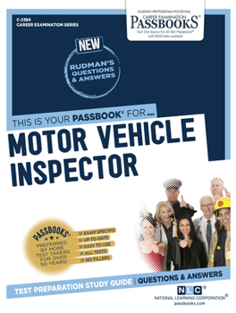 Paperback Motor Vehicle Inspector (C-2384): Passbooks Study Guide Volume 2384 Book