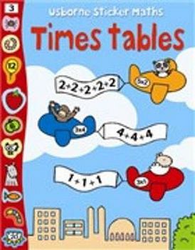 Times Tables: Usborne Sticker Math (Sticker Math Age 6-7) - Book  of the Usborne Sticker Books