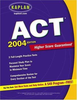 Paperback Kaplan ACT 2004 Book