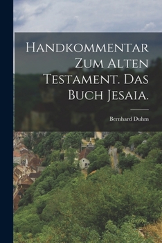 Paperback Handkommentar zum alten Testament. Das Buch Jesaia. [German] Book