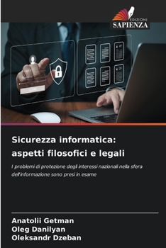 Paperback Sicurezza informatica: aspetti filosofici e legali [Italian] Book