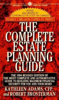 Mass Market Paperback The Complete Estate Planning Guide: Revised Edition Book