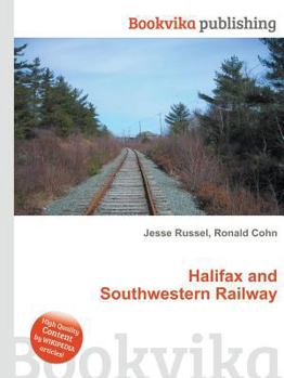 Paperback Halifax and Southwestern Railway Book