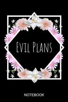 Paperback Evil Plans: a5 notebook, dotted, dot grid 120 pages Book